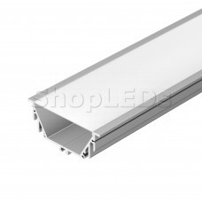 Профиль с экраном ALU-POWER-RW80F-2000ANOD+FROST, SL016472