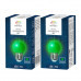 Лампа шар e27 3 LED ∅45мм - зеленая, SL405-114