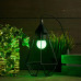 Лампа шар e27 3 LED ∅45мм - зеленая, SL405-114