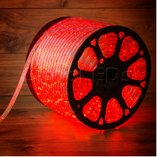 Дюралайт LED, постоянное свечение (2W) - красный, бухта 100м